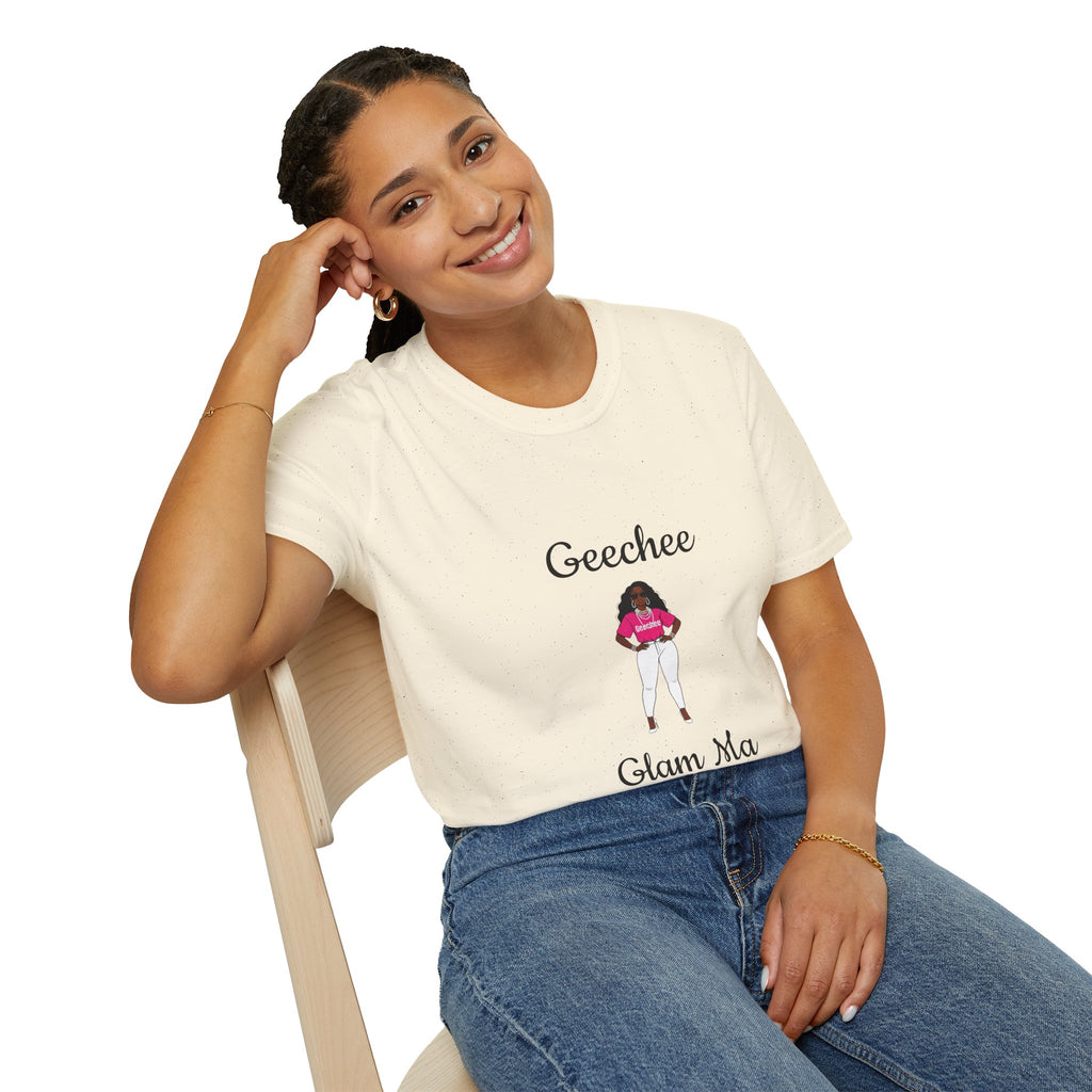 Geechee Glam Ma T-Shirt — Black Girl Magic Mom Graphic Tee