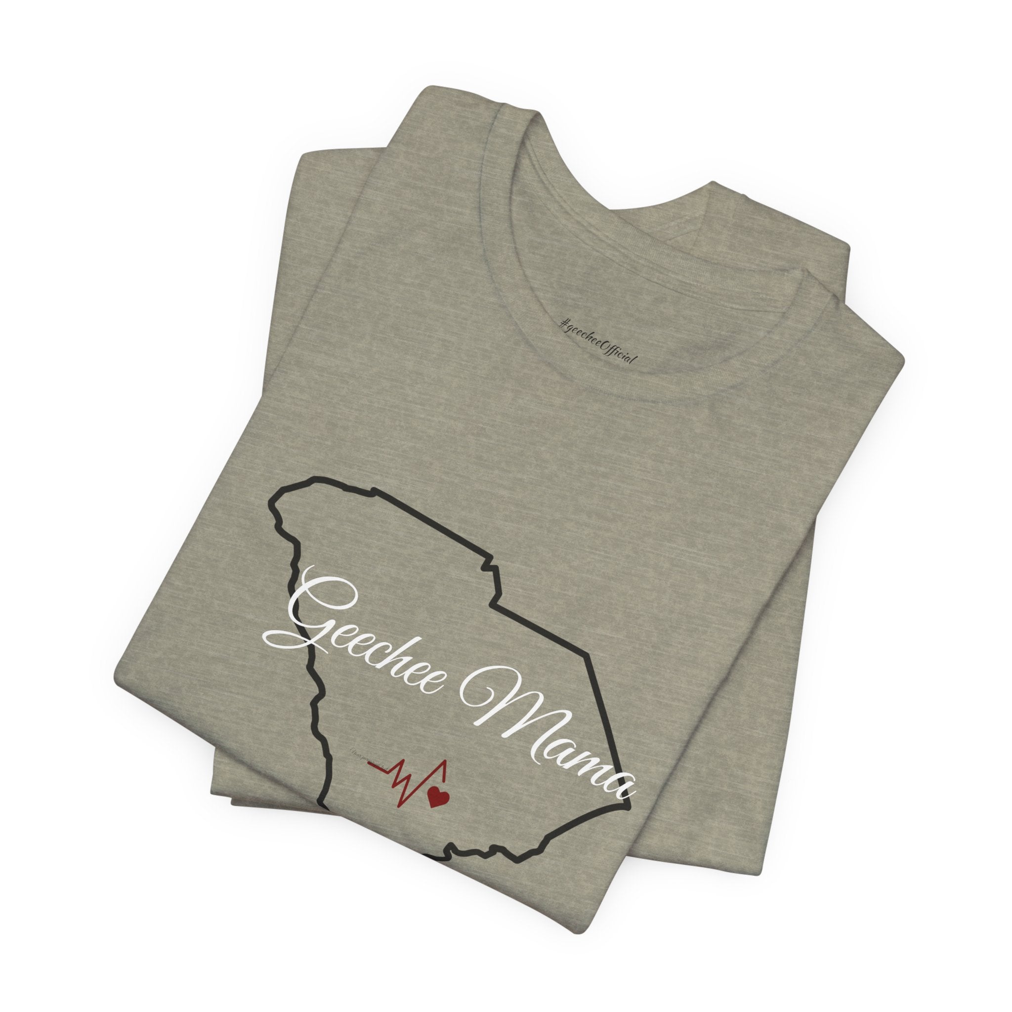 T-Shirt — "Geechee Mama" South Carolina Outline Mama Tee