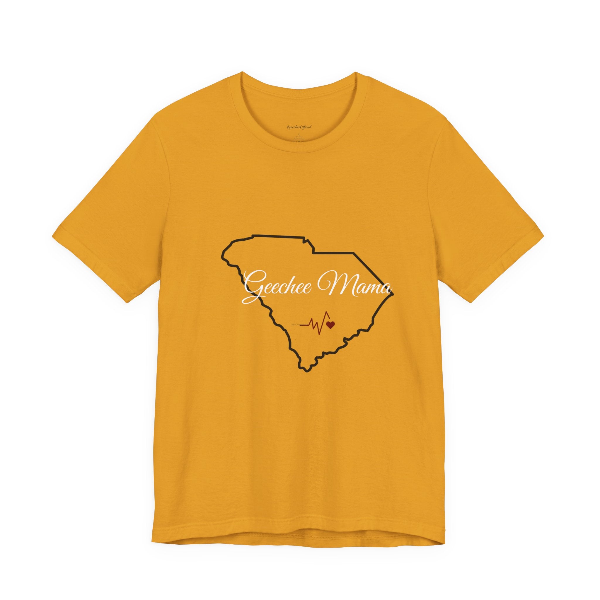 T-Shirt — "Geechee Mama" South Carolina Outline Mama Tee