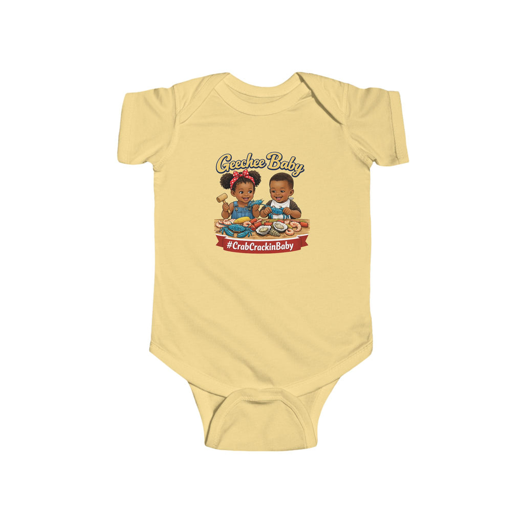 Geechee Baby "Crab Crackin Babies" Infant Onesie