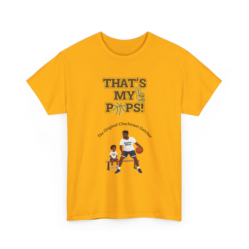 "That’s My Pops!" Basketball Dad T‑Shirt — Father & Son Sports Tee