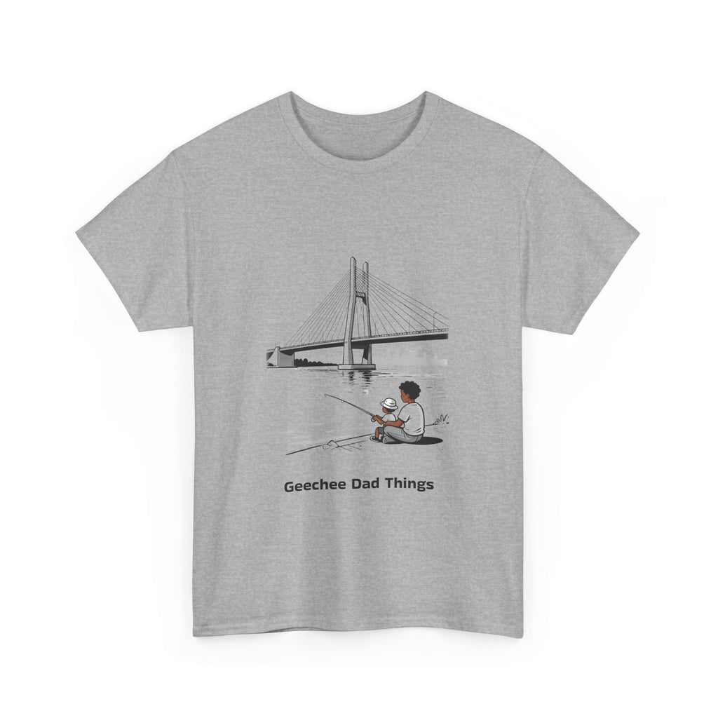 Geechee Dad Things T‑Shirt — Coastal Fishing Father Design