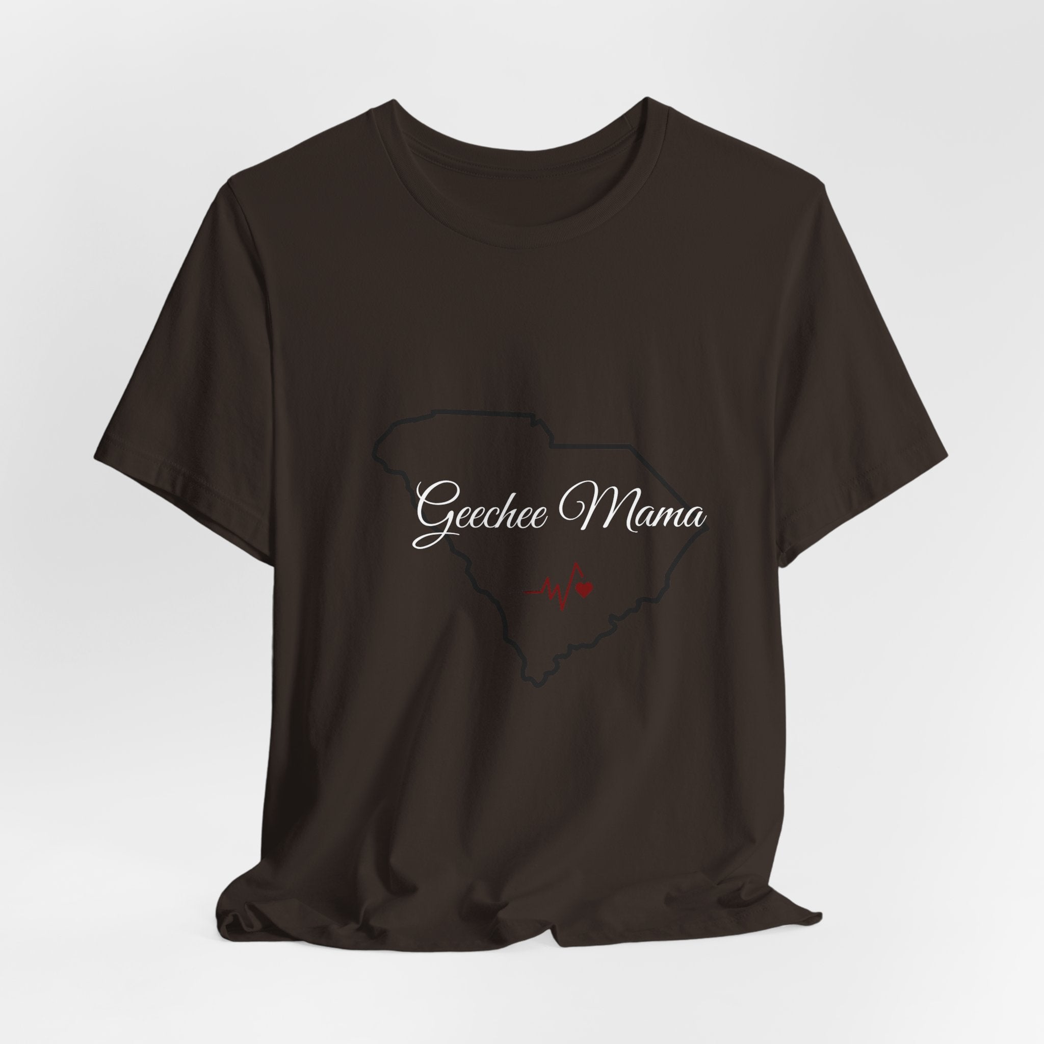 T-Shirt — "Geechee Mama" South Carolina Outline Mama Tee