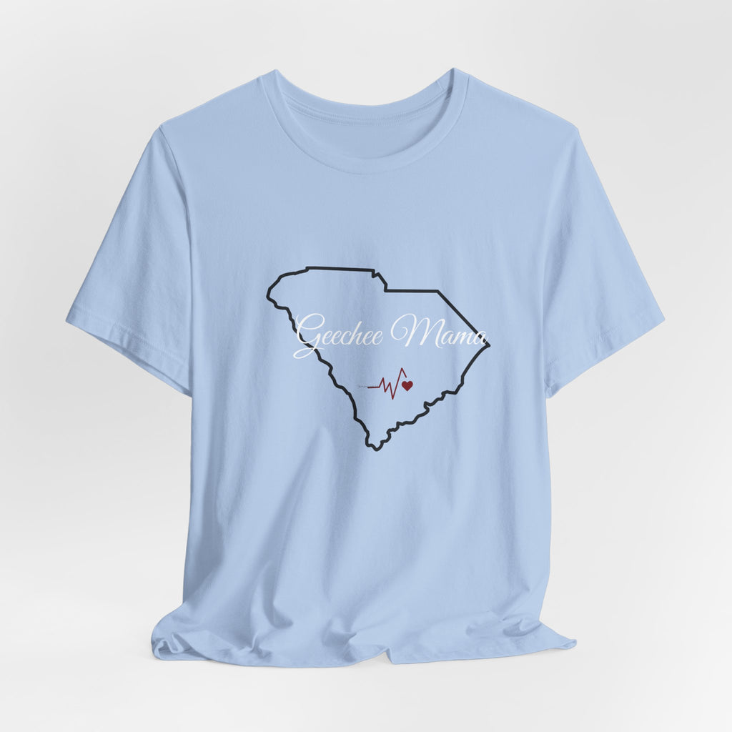T-Shirt — "Geechee Mama" South Carolina Outline Mama Tee