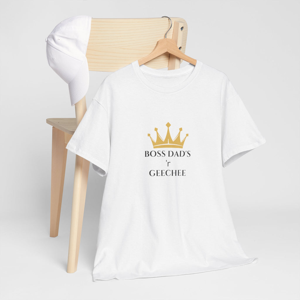 Geechee Dad "Boss Dad" T-Shirt — Gold Crown Geechee Dad Tee