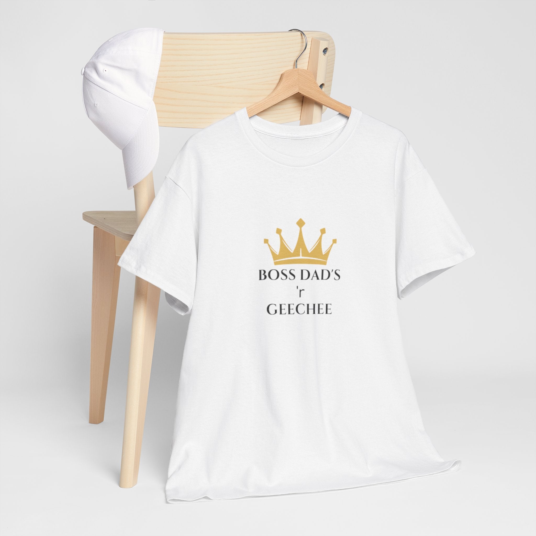 Geechee Dad "Boss Dad" T-Shirt — Gold Crown Geechee Dad Tee