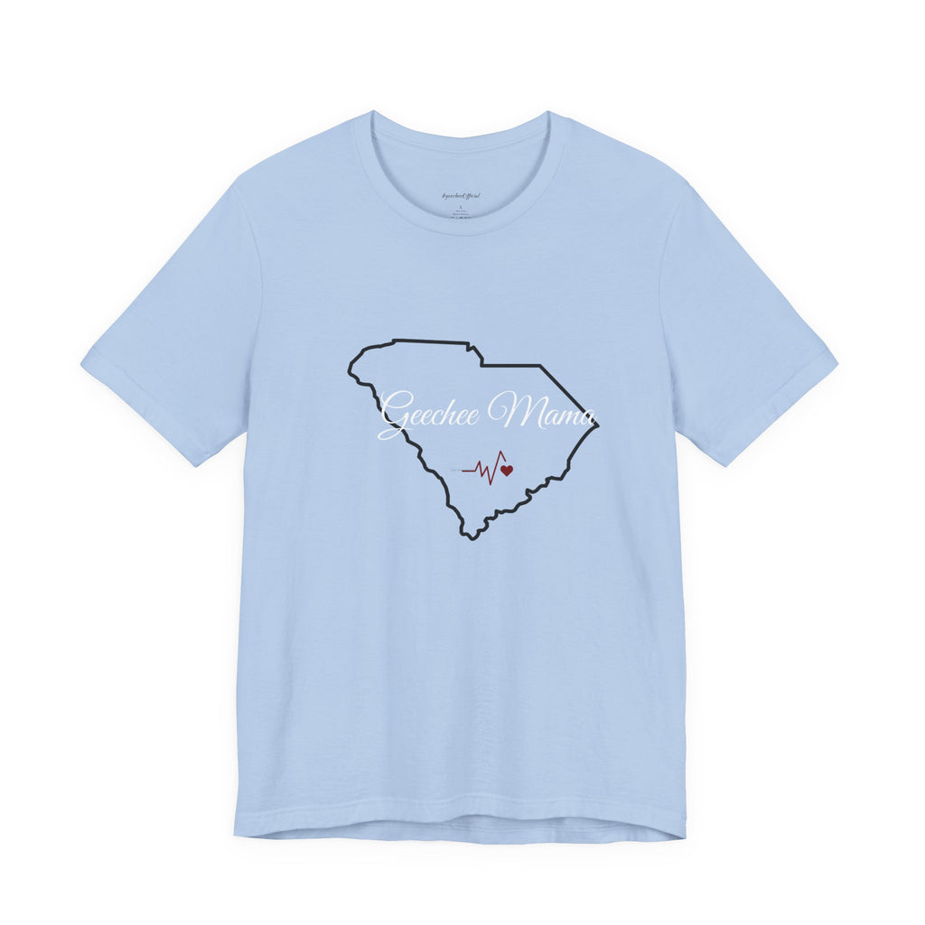 T-Shirt — "Geechee Mama" South Carolina Outline Mama Tee