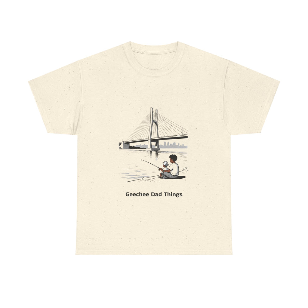 Geechee Dad Things T‑Shirt — Coastal Fishing Father Design