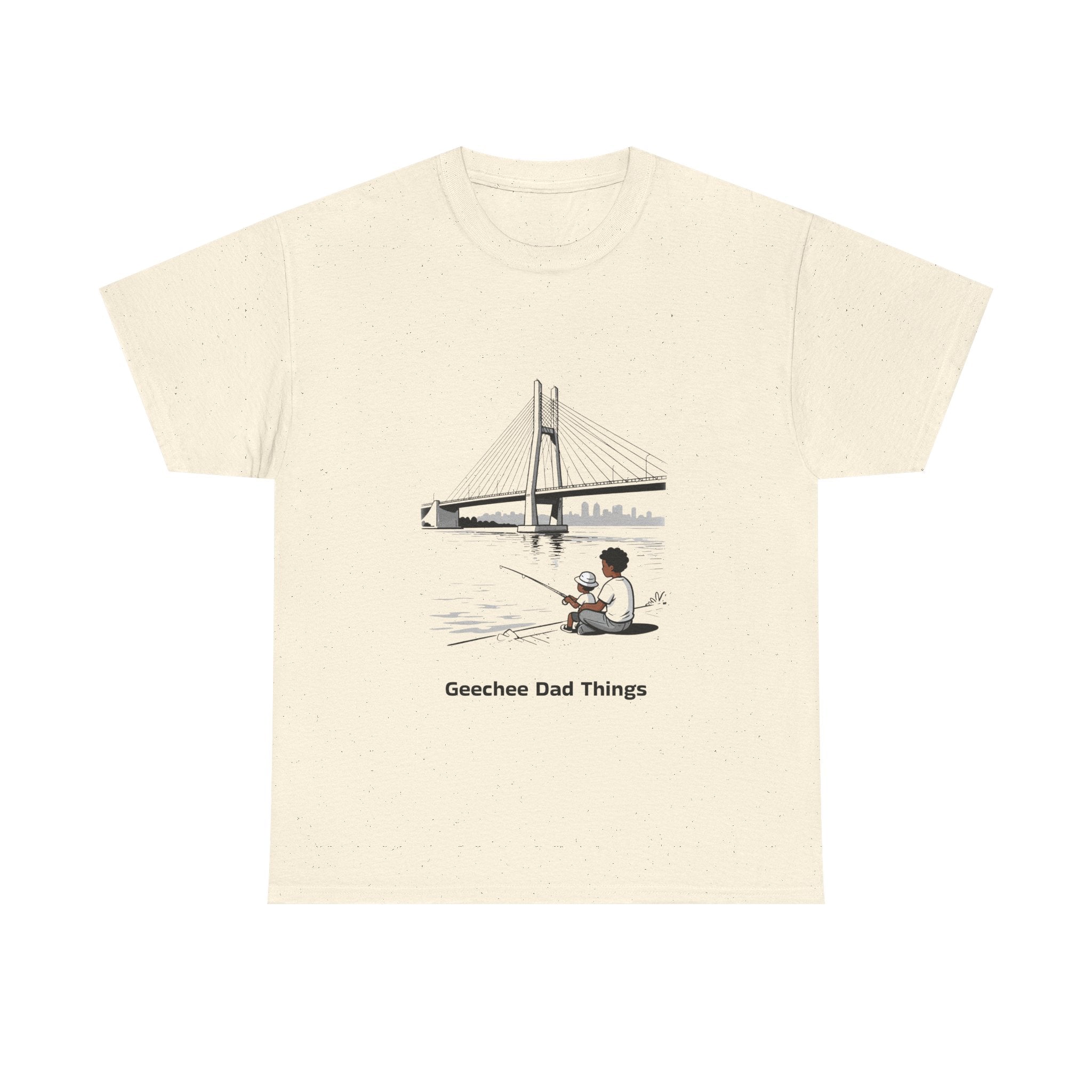 Geechee Dad Things T‑Shirt — Coastal Fishing Father Design