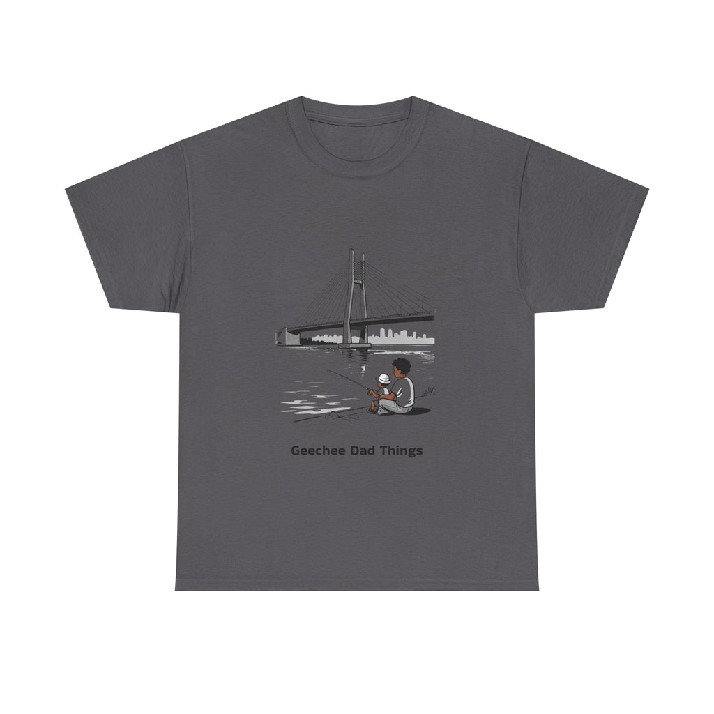 Geechee Dad Things T‑Shirt — Coastal Fishing Father Design