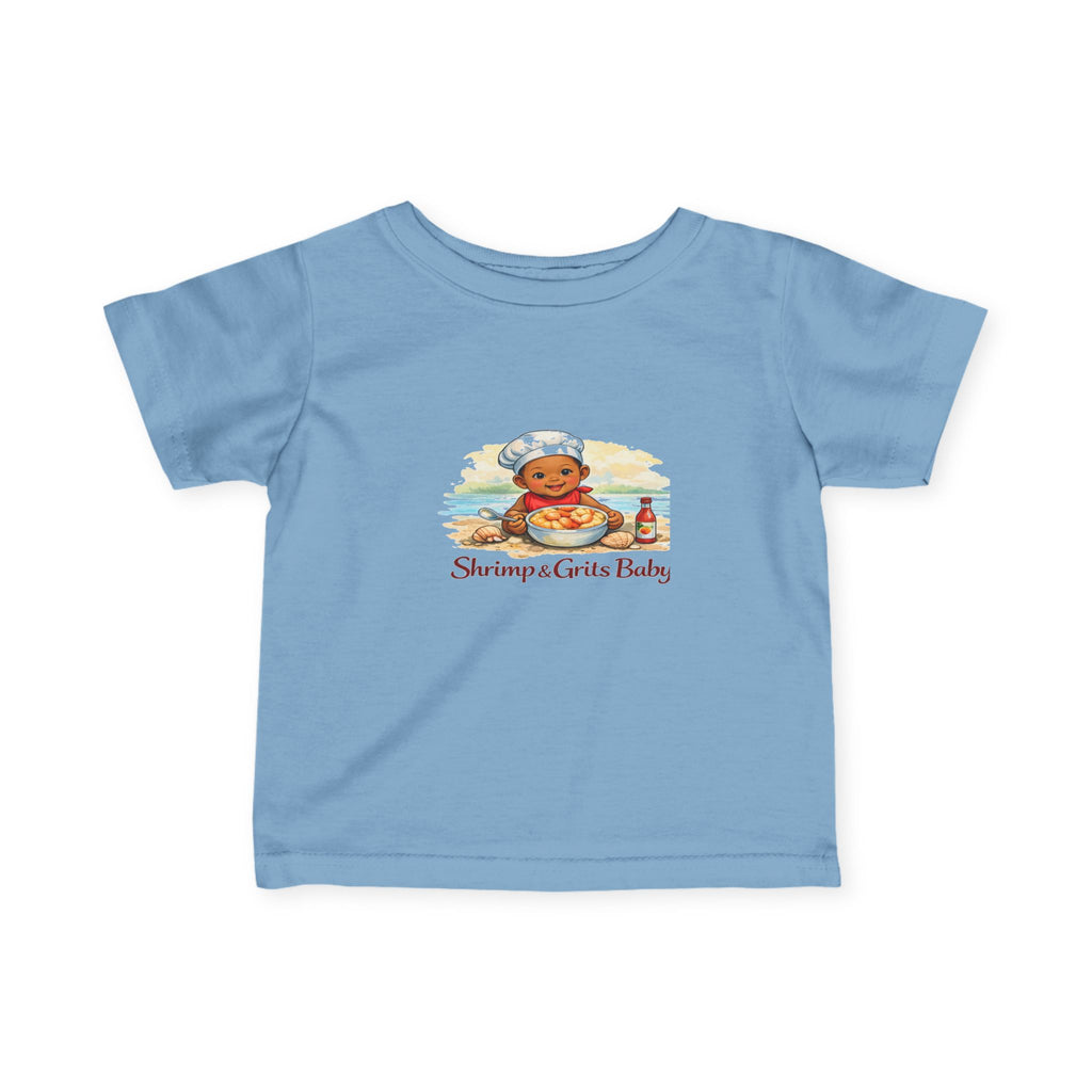 Geechee Baby "Shrimp and Grits Baby" Infant Tee