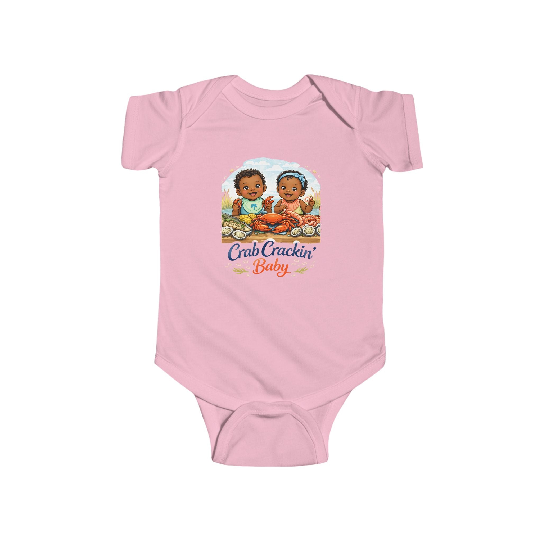 Geechee Baby "Crab Crackin Beach Baby" Infant Onesie