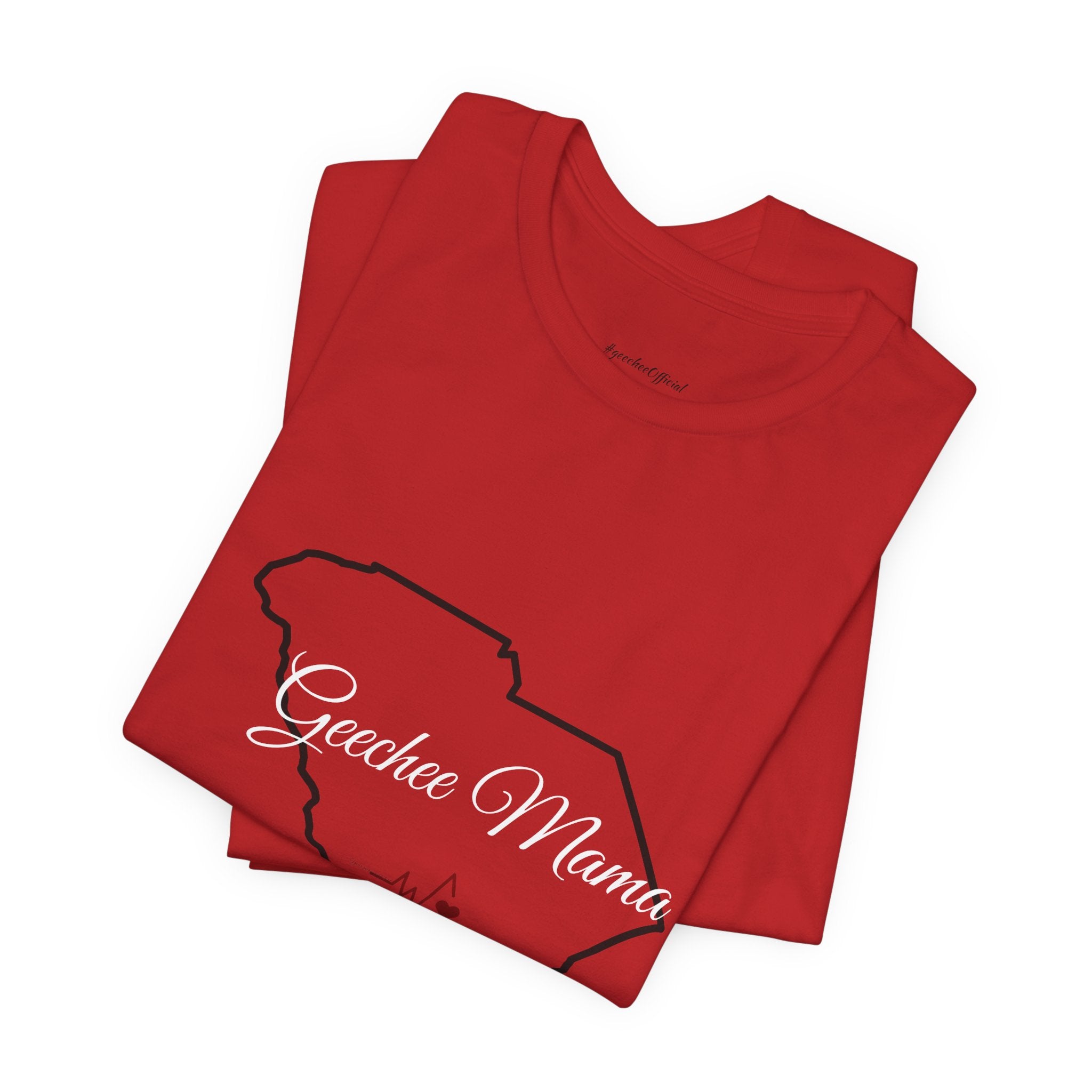 T-Shirt — "Geechee Mama" South Carolina Outline Mama Tee