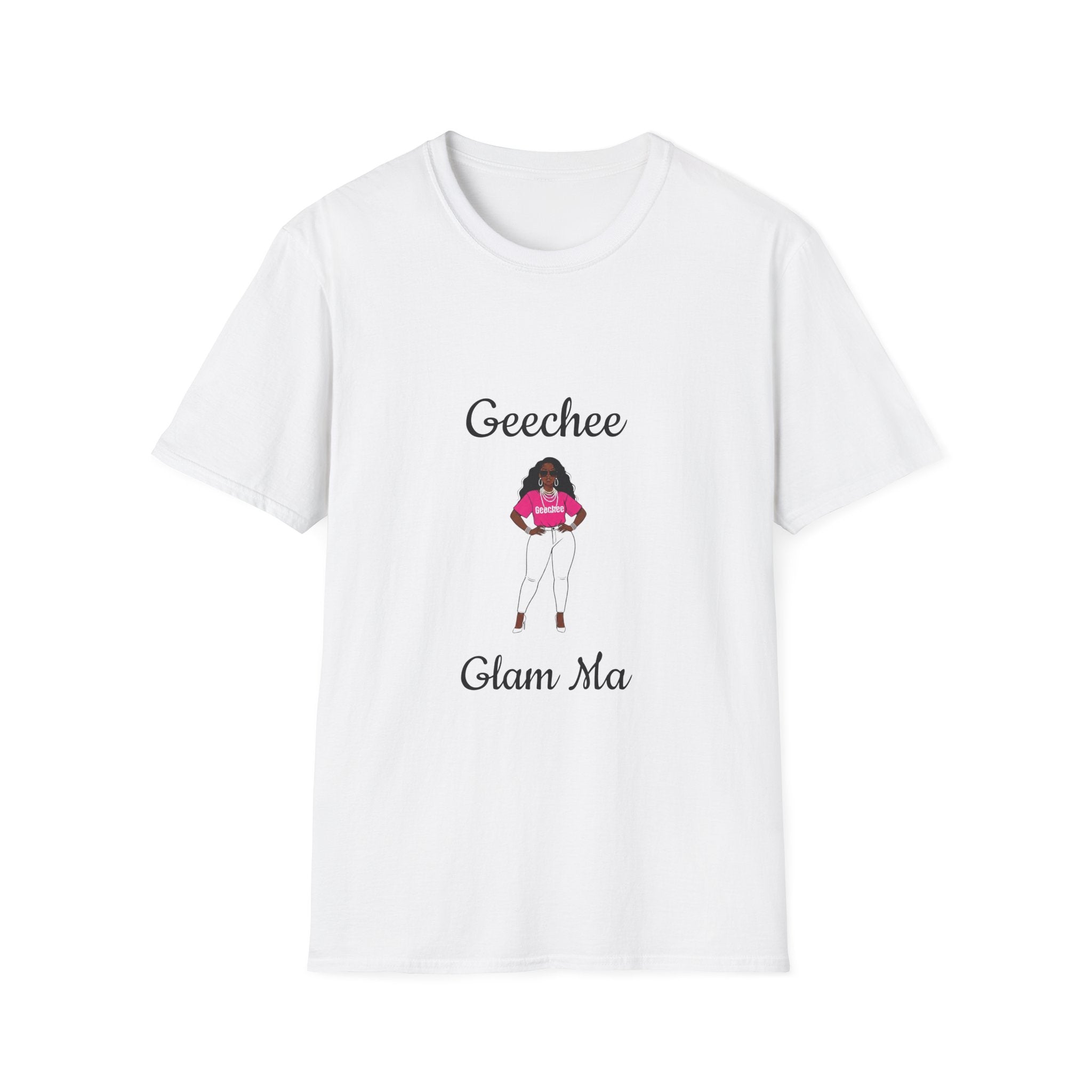 Geechee Glam Ma T-Shirt — Black Girl Magic Mom Graphic Tee