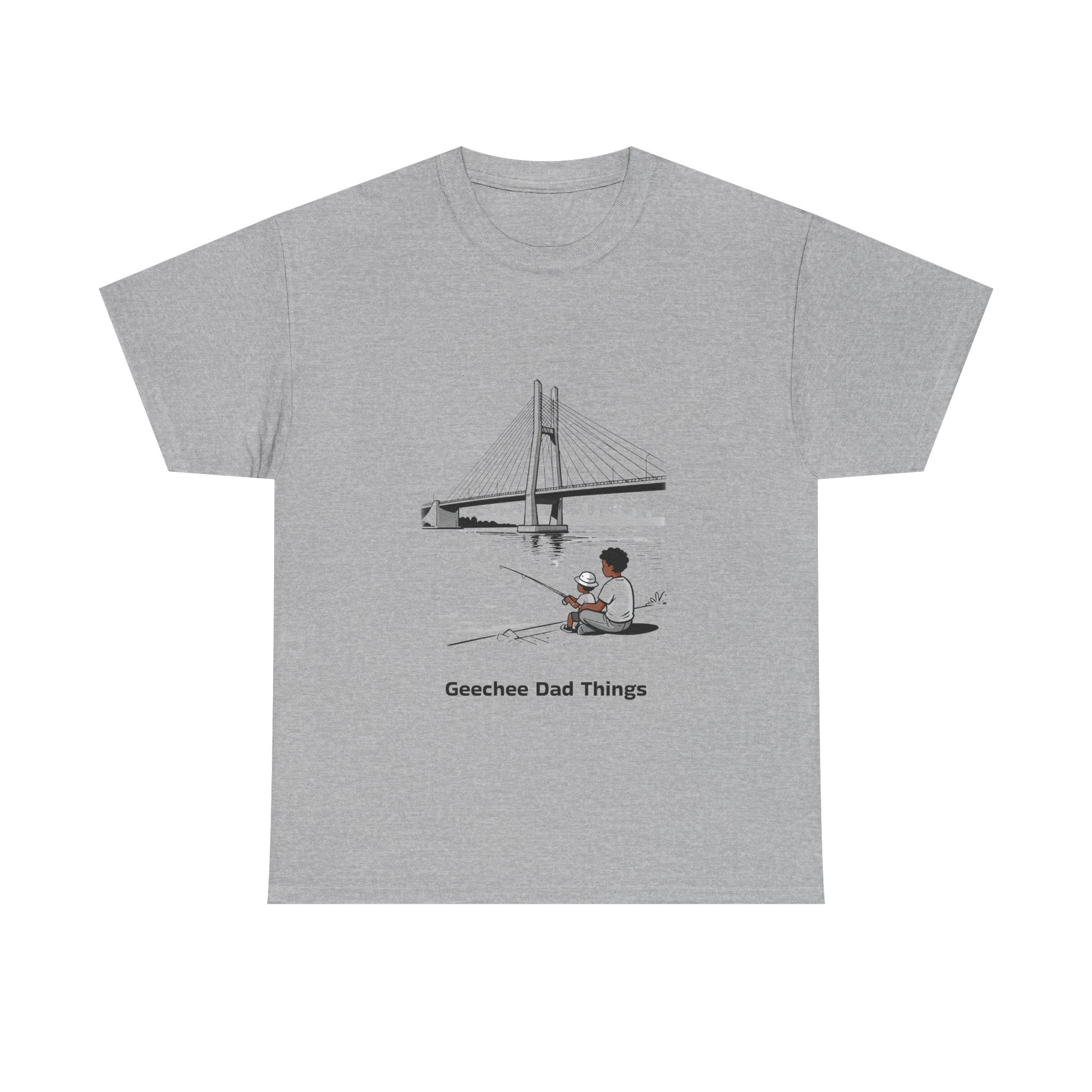 Geechee Dad Things T‑Shirt — Coastal Fishing Father Design