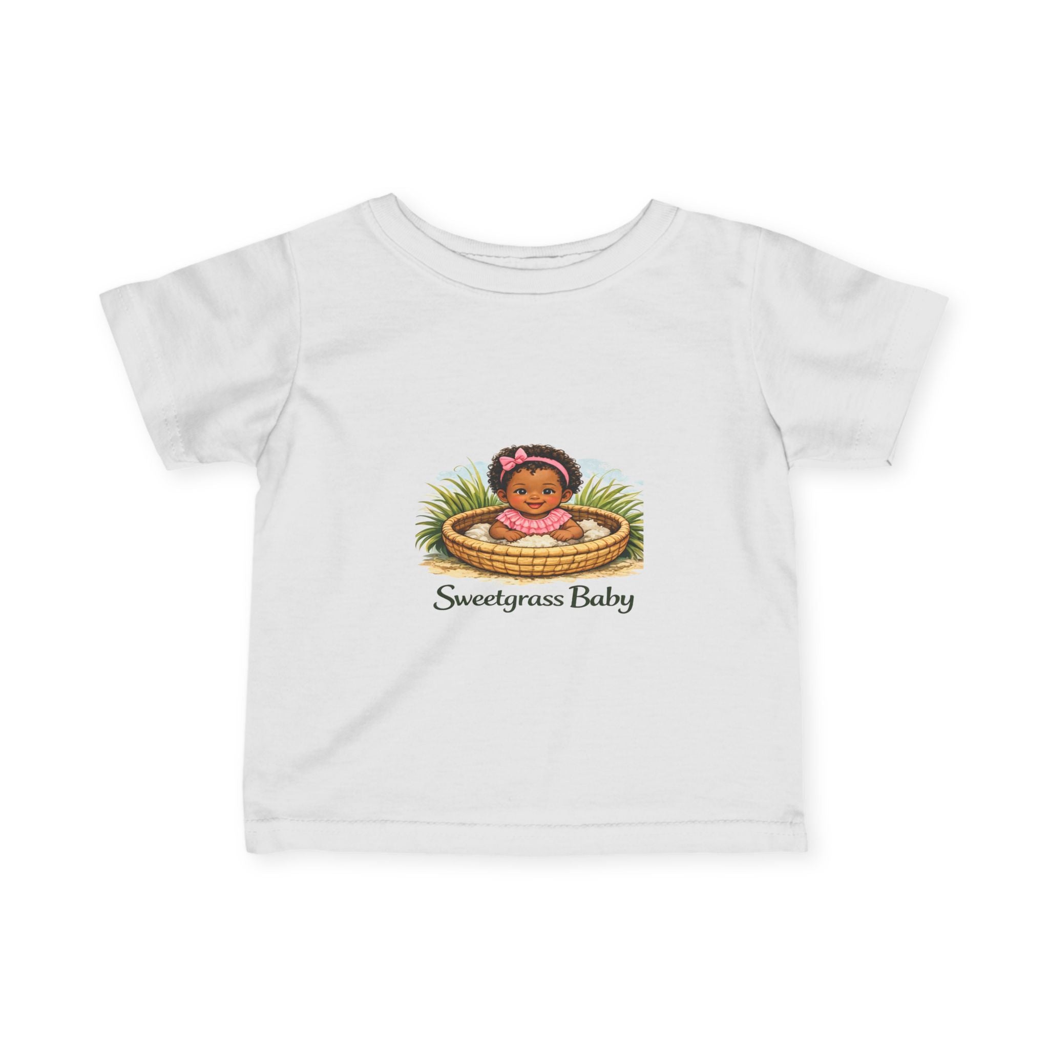 Geechee Baby "Sweetgrass Baby Girl" baby tee