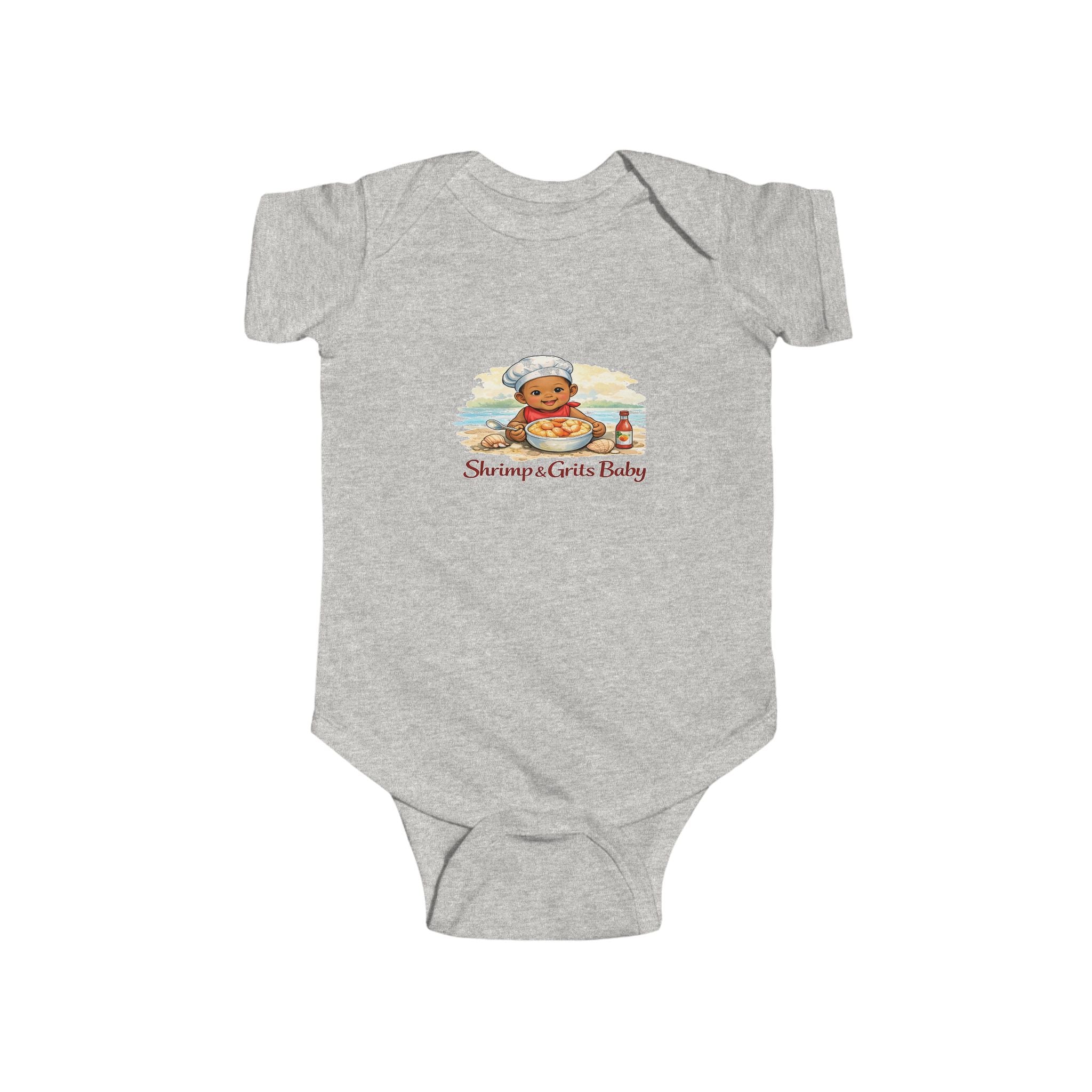 Geechee Baby "Shrimp & Grits Baby" Infant Onesie