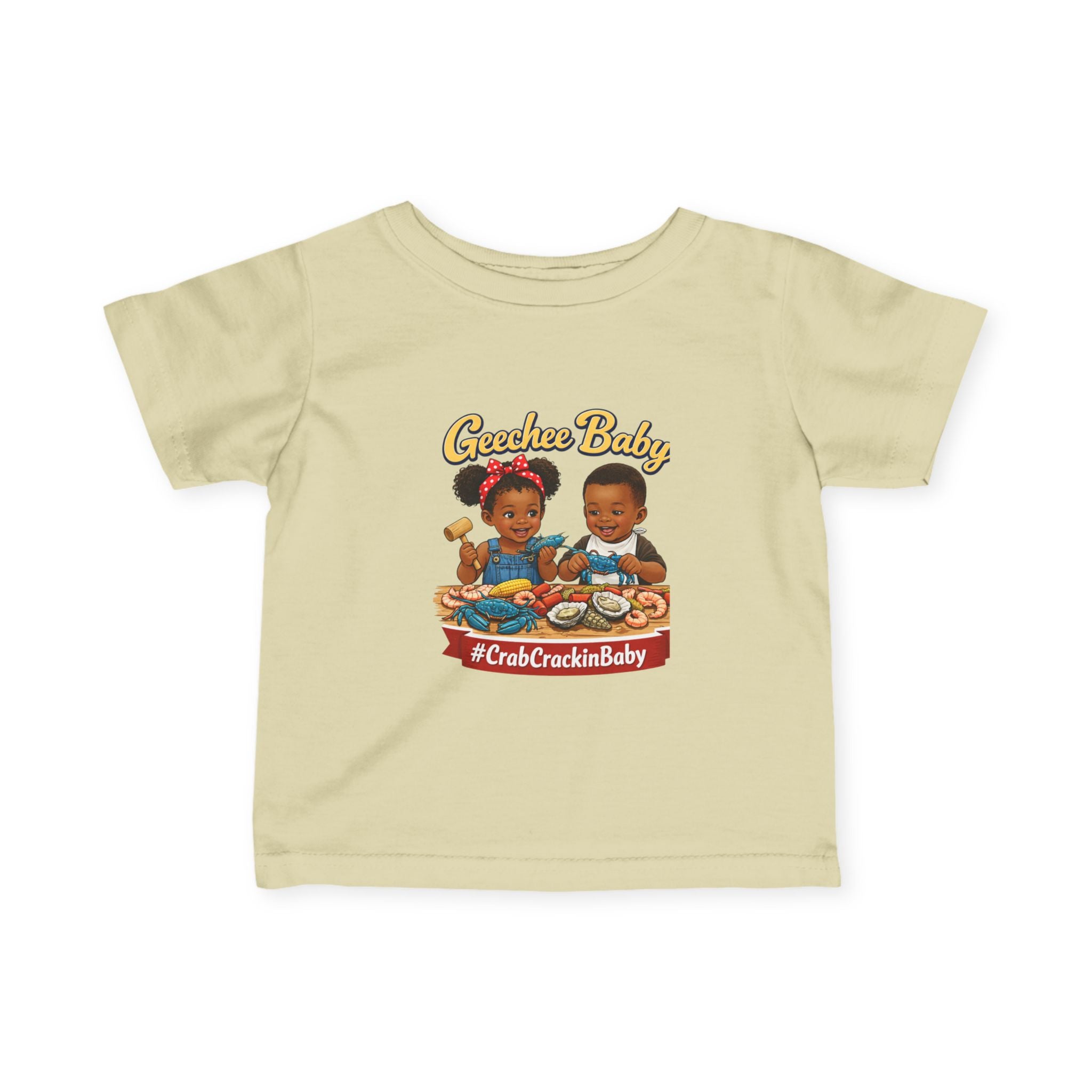 Geechee Baby "Crab Crackin Baby" Infant Tee