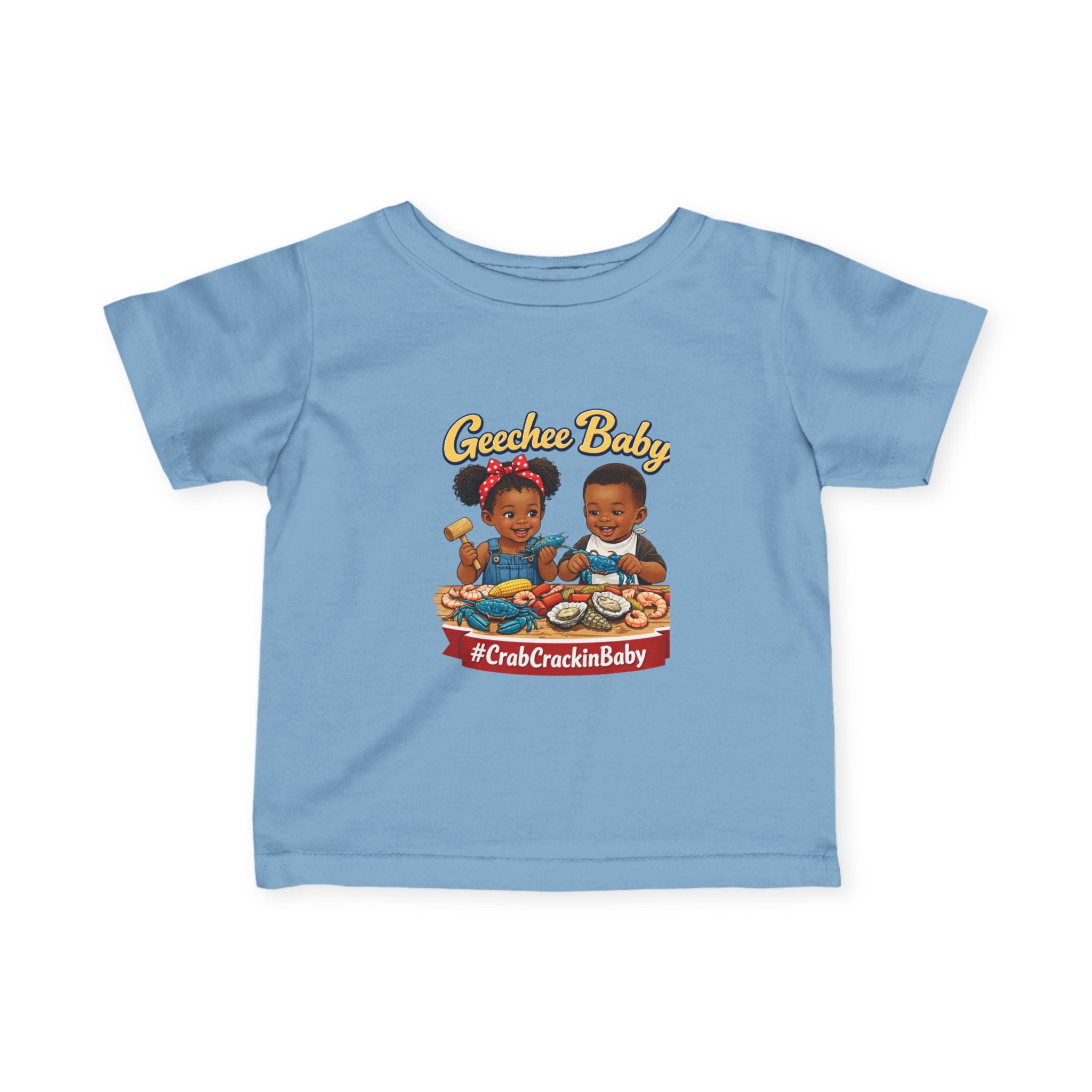 Geechee Baby "Crab Crackin Baby" Infant Tee