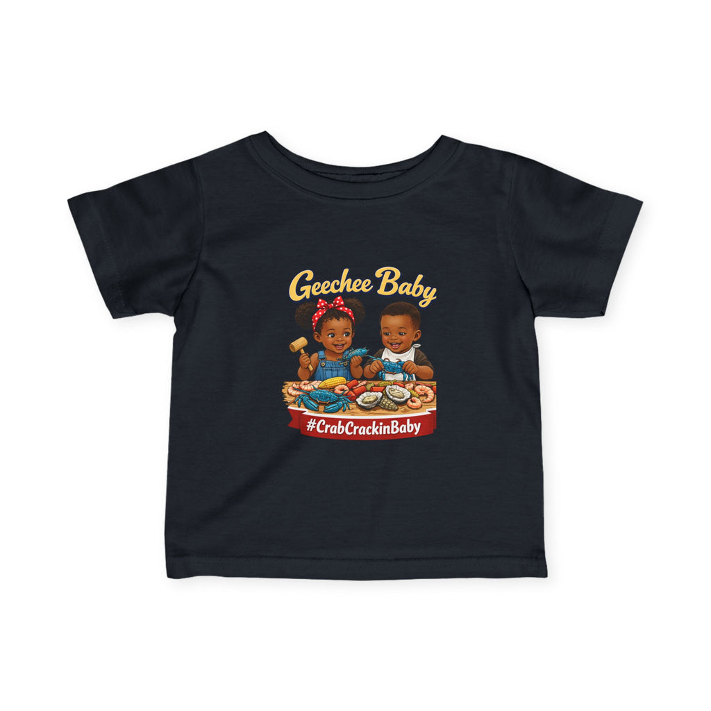 Geechee Baby "Crab Crackin Baby" Infant Tee