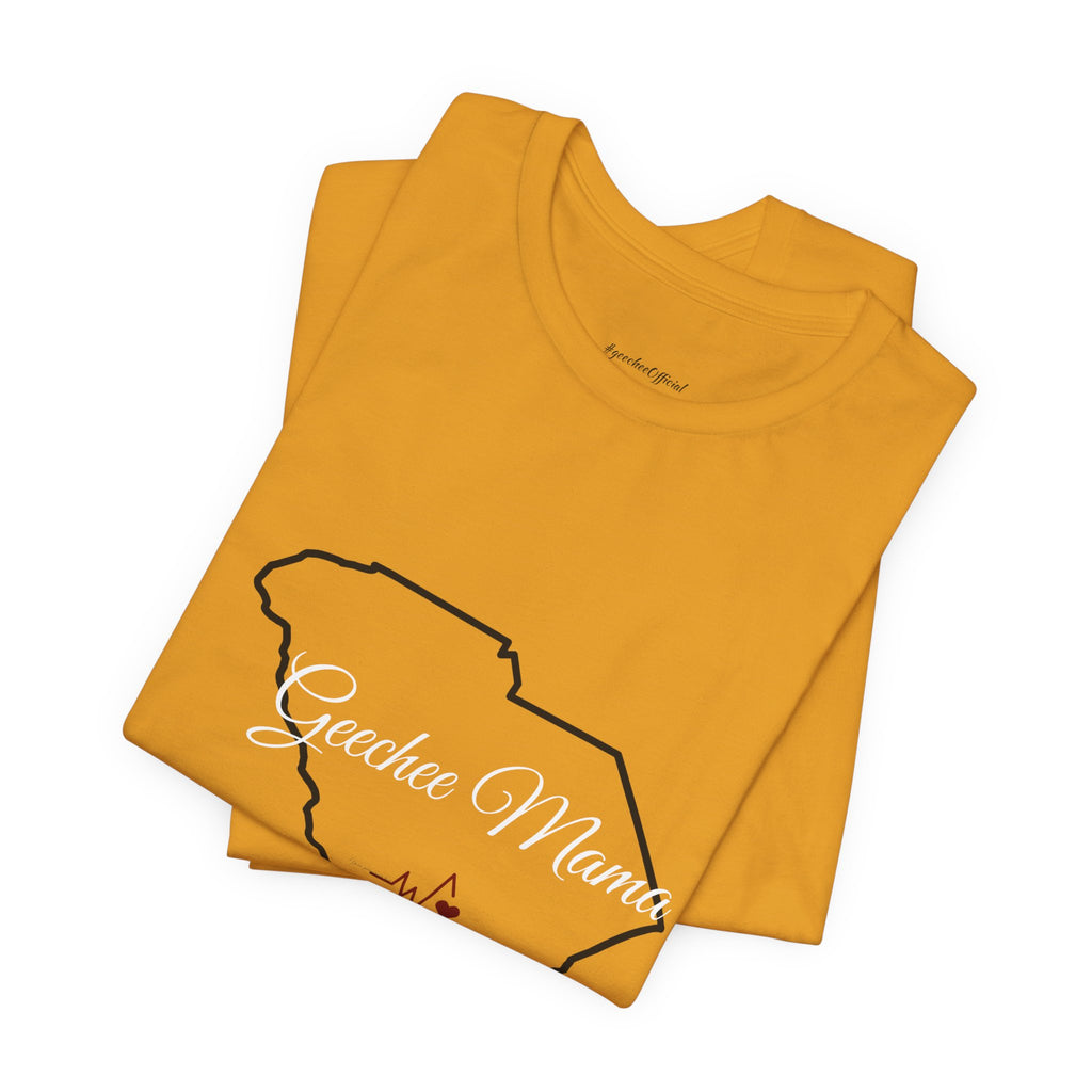 T-Shirt — "Geechee Mama" South Carolina Outline Mama Tee