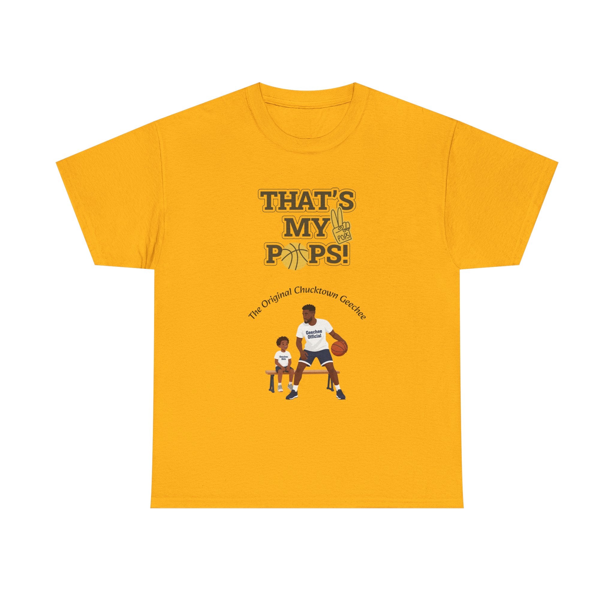 "That’s My Pops!" Basketball Dad T‑Shirt — Father & Son Sports Tee
