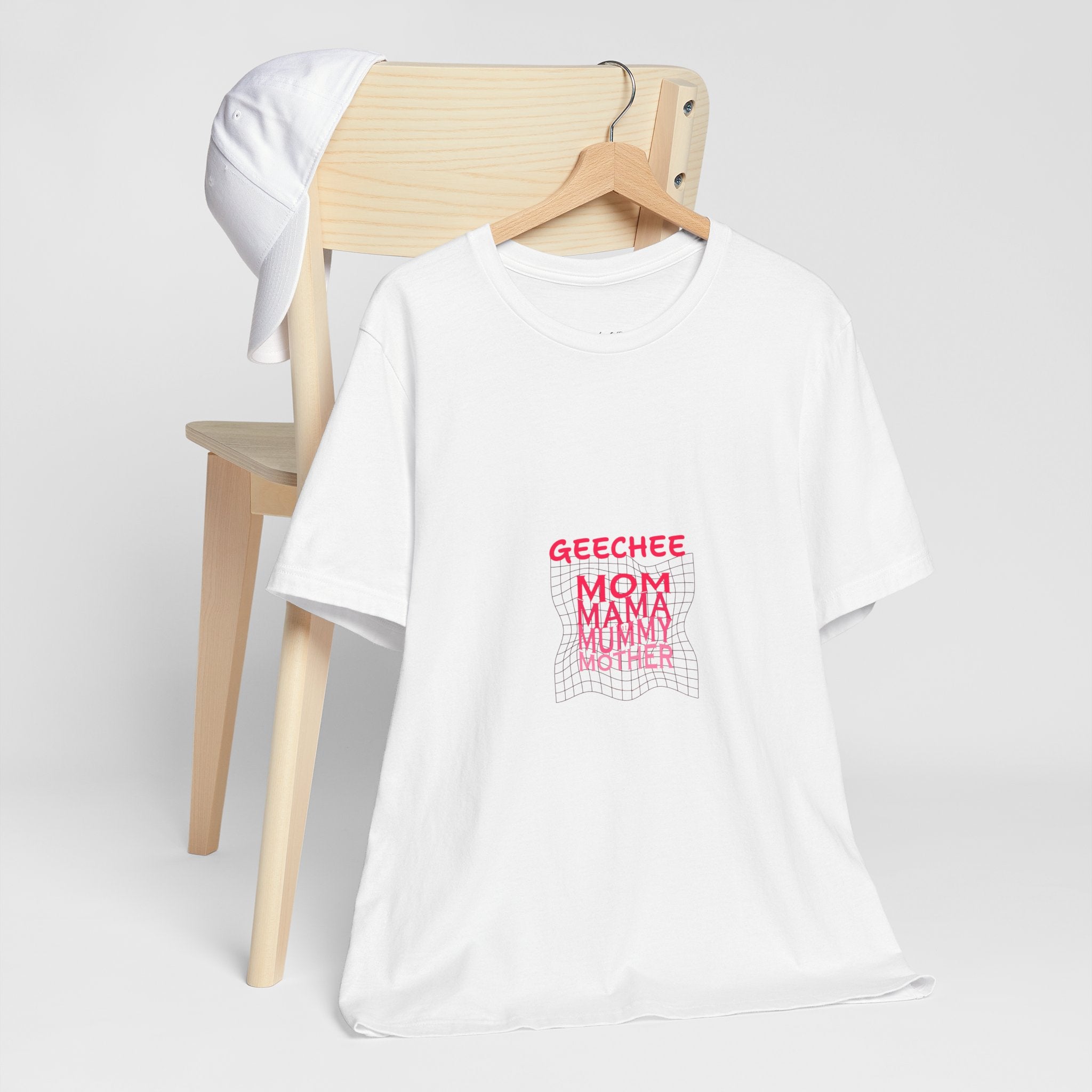 Geechee Mom T‑Shirt — Mama / Mommy / Mother Retro Text Tee