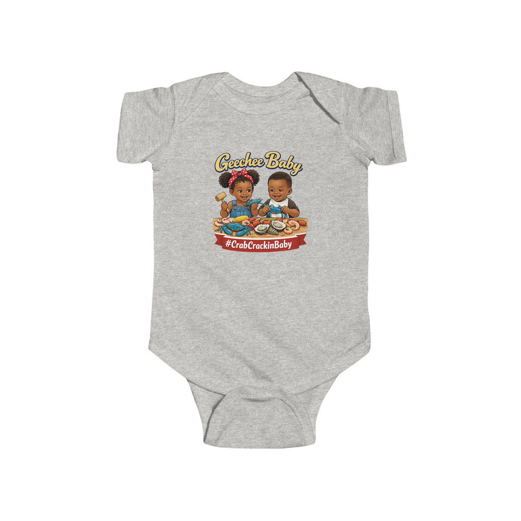 Geechee Baby "Crab Crackin Babies" Infant Onesie