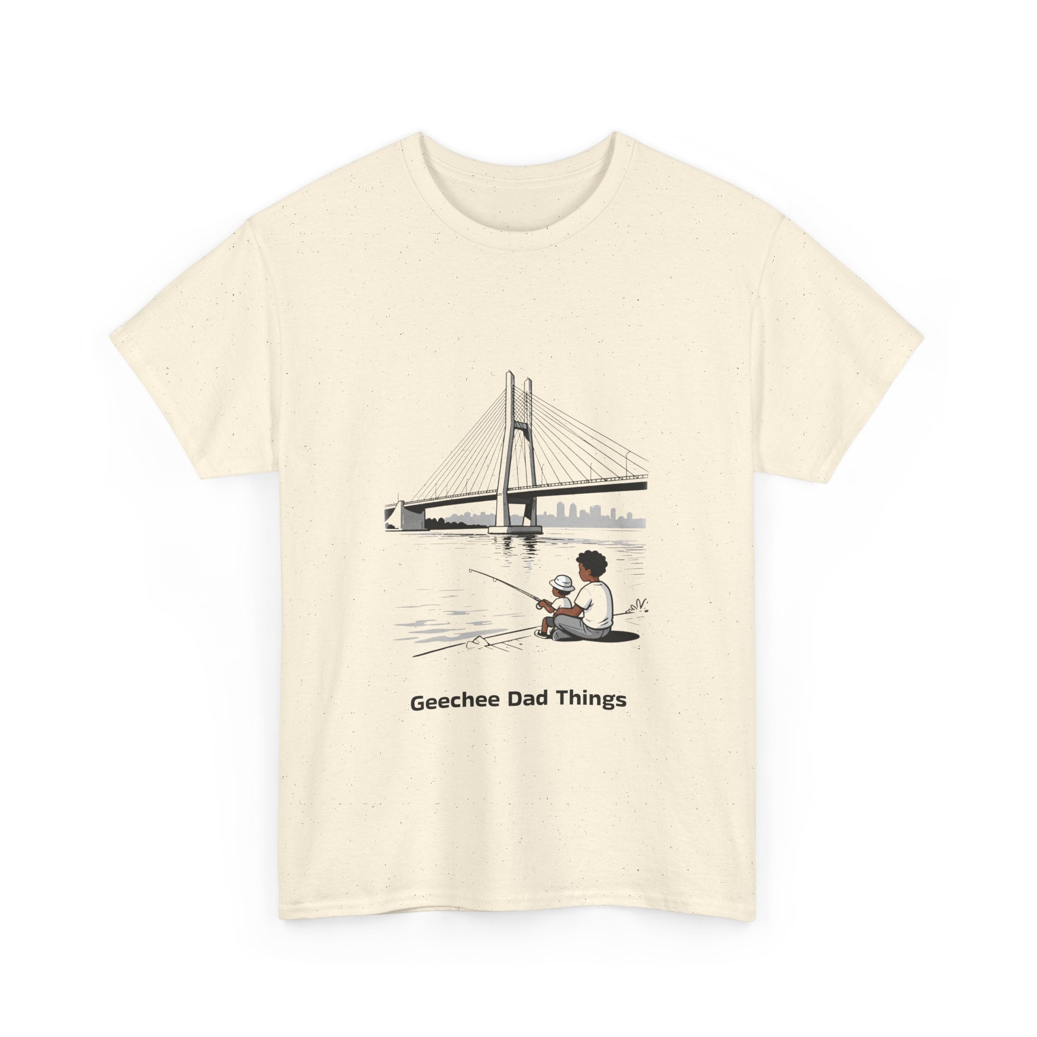 Geechee Dad Things T‑Shirt — Coastal Fishing Father Design