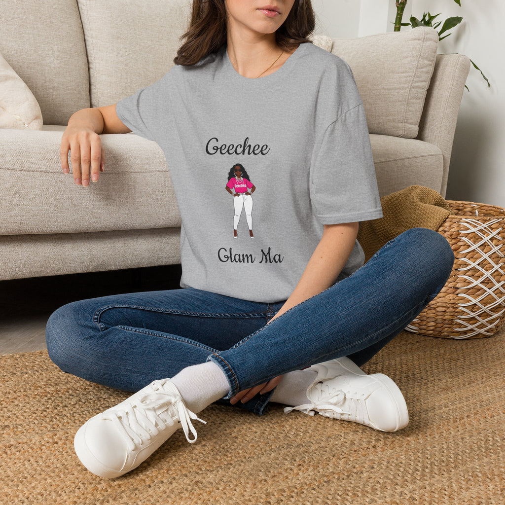 Geechee Glam Ma T-Shirt — Black Girl Magic Mom Graphic Tee