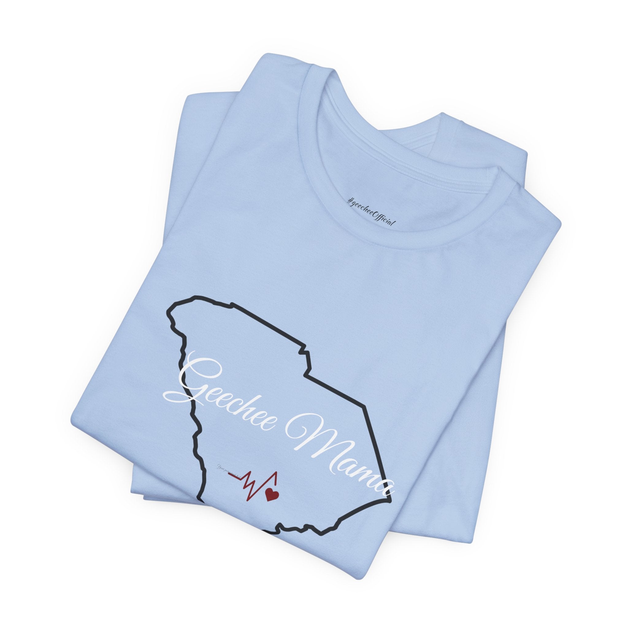 T-Shirt — "Geechee Mama" South Carolina Outline Mama Tee