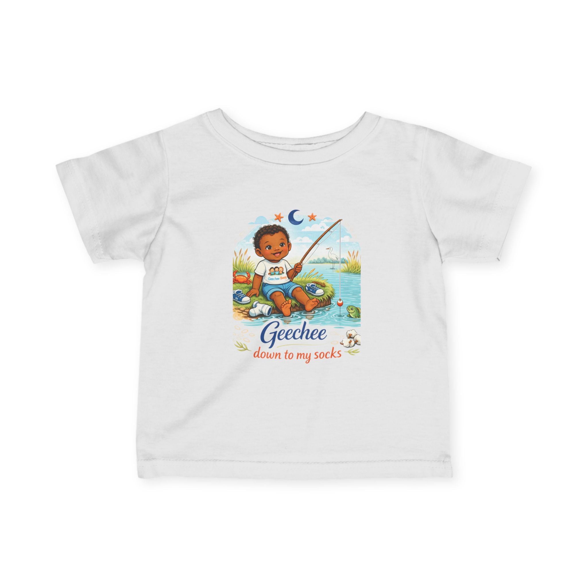 Geechee Baby "Down to My Socks" Infant Tee